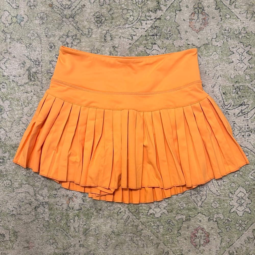 Gold Hinge Pleated Skirt